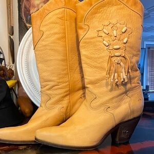 Vintage Zodiac USA brand leather boots